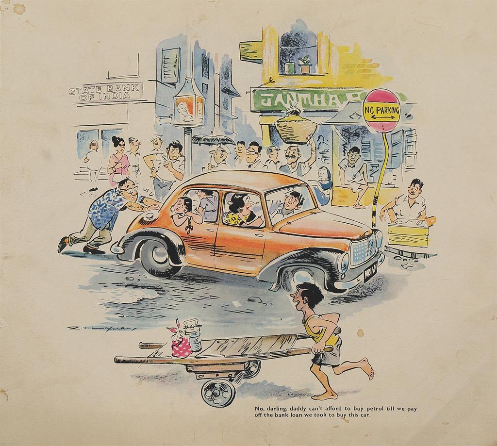 R K Laxman - Untitled @ The Uncommon Man - R. K. Laxman | StoryLTD