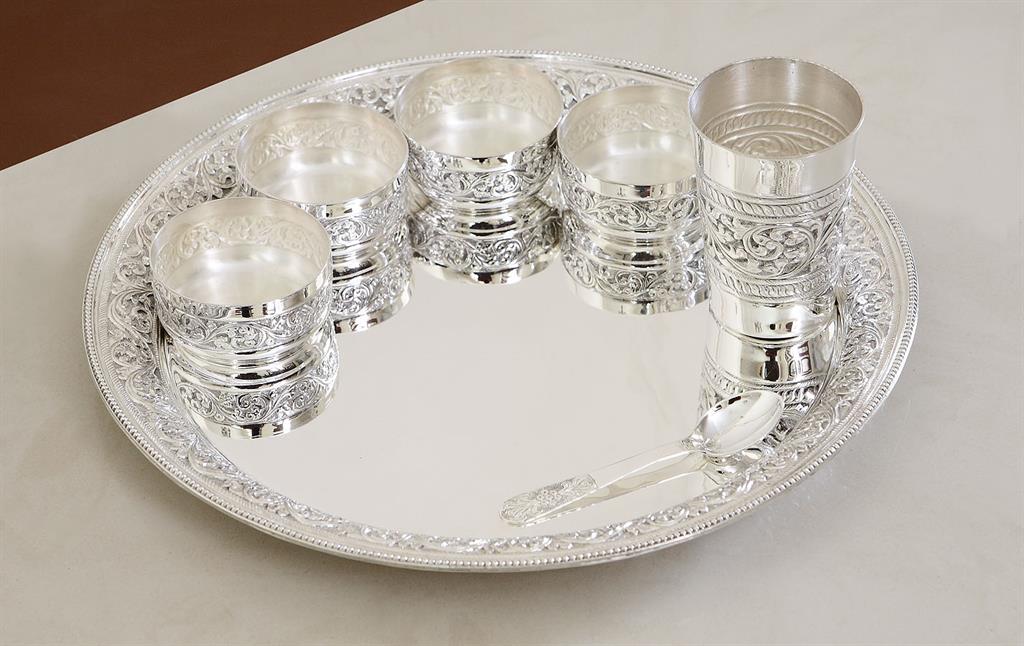 silver dinner set