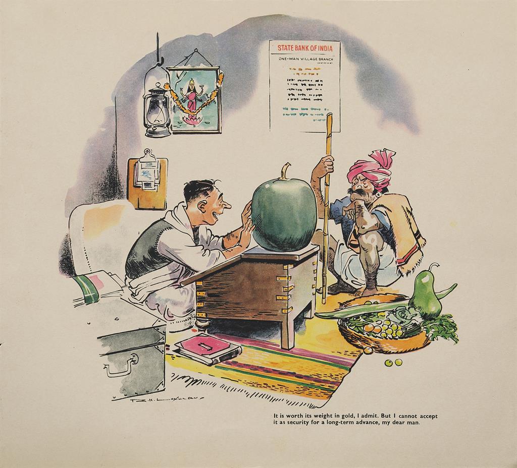 R K Laxman - Untitled @ The Uncommon Man - R. K. Laxman | StoryLTD